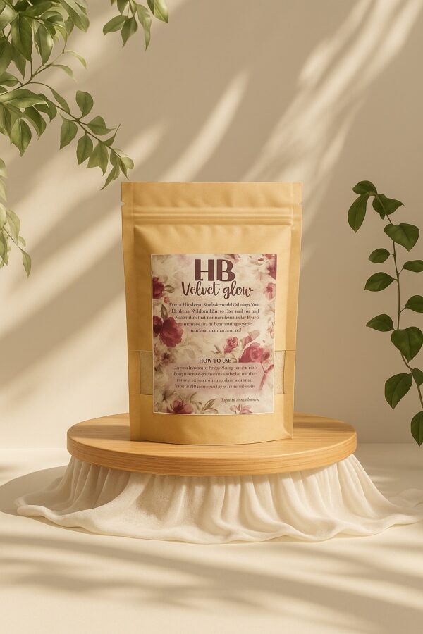 Velvet glow powder mask